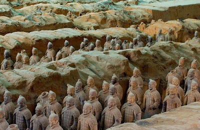 Terrakotta-Armee in Xi'an China Reise